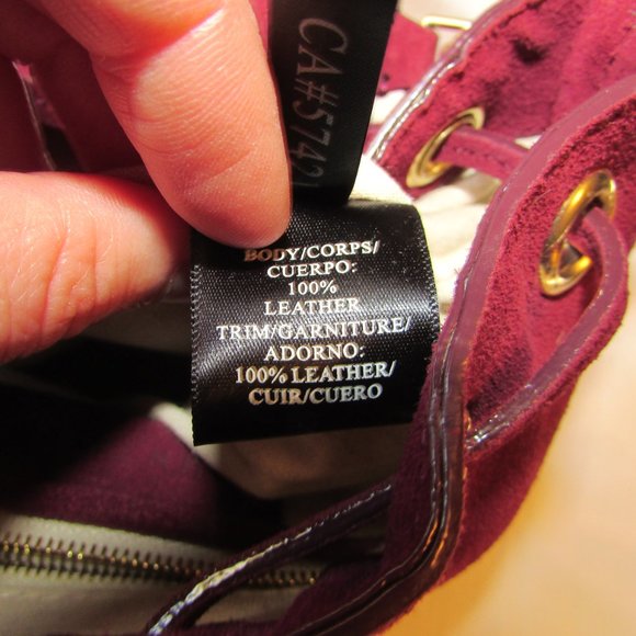 Ann Taylor Suede Mini Bucket Bag - Picture 5 of 6